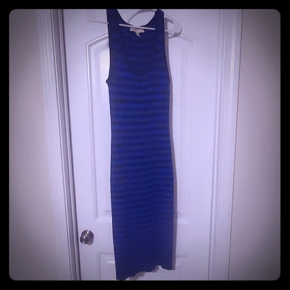 Michael Kors blue and black dress